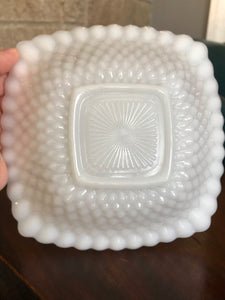 Vintage Milk Glass Candy Dish