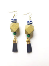 navy & gold with stripe