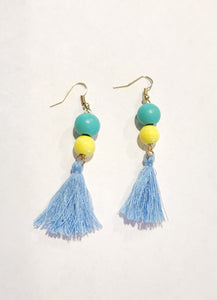 periwinkle & yellow