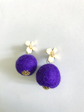 Grape Baby Poms