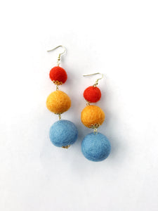 Light Blue, Pumpkin and Orange