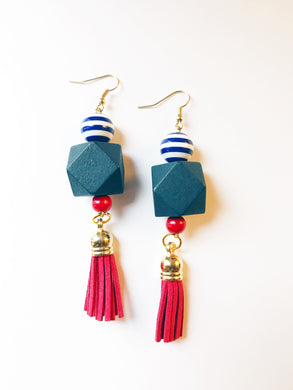 red & navy