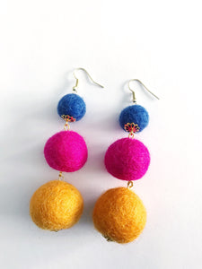 Orange, Hot Pink & Blue