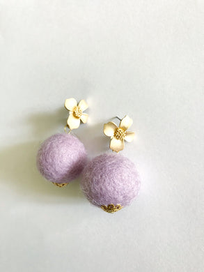 Lilac Baby Poms