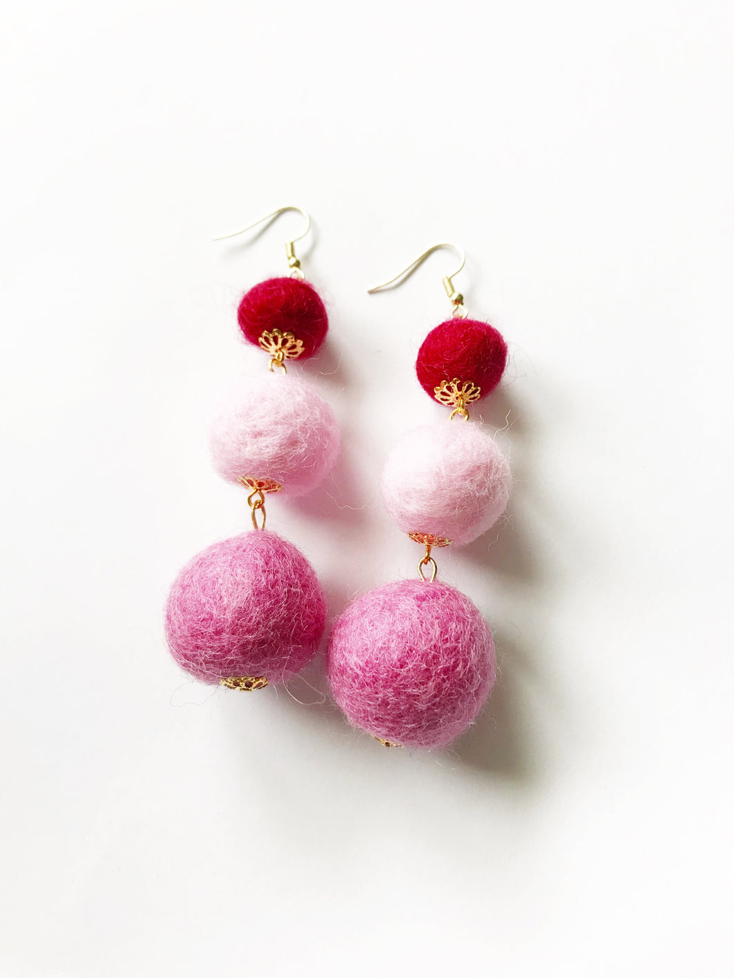 pink, baby pink & rose