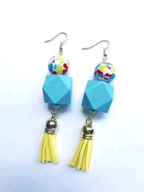 Yellow & Light Blue