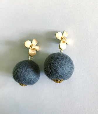 Gray Baby Poms