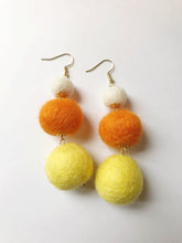yellow, orange & white
